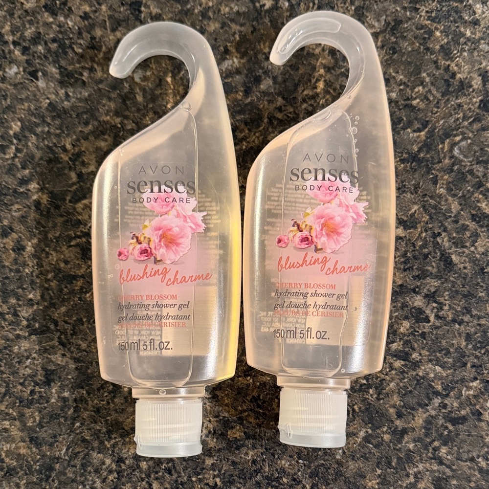 CHERRY BLOSSOM Avon Senses Blushing Charm Body Wash Apples Berries SEALED VTG